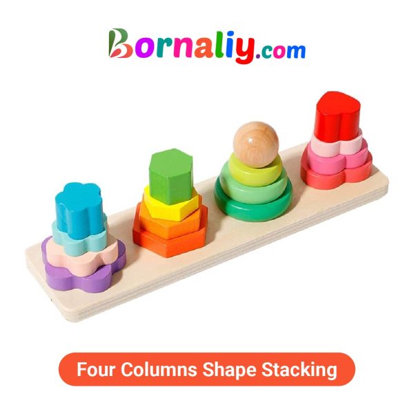 Shape Sorter In Four Columns (Long)