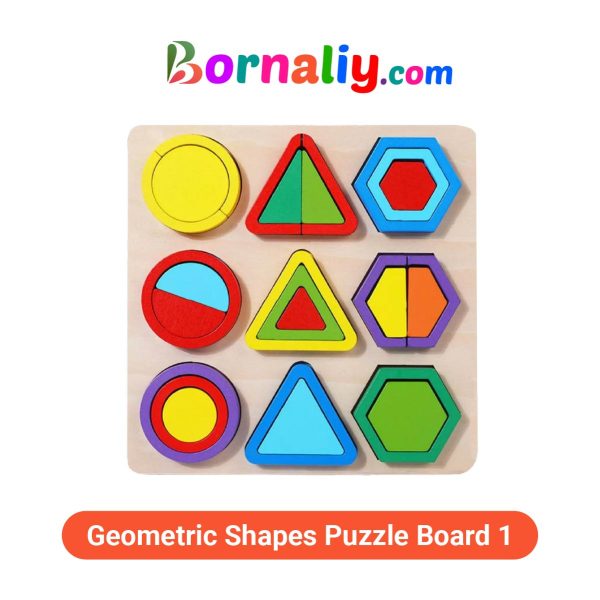 Geometric Shapes Puzzle Board 1