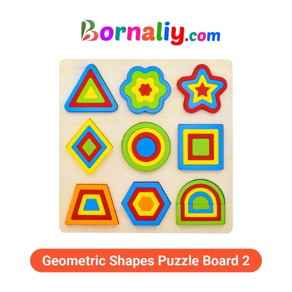 Geometric Shapes Puzzle Board 2