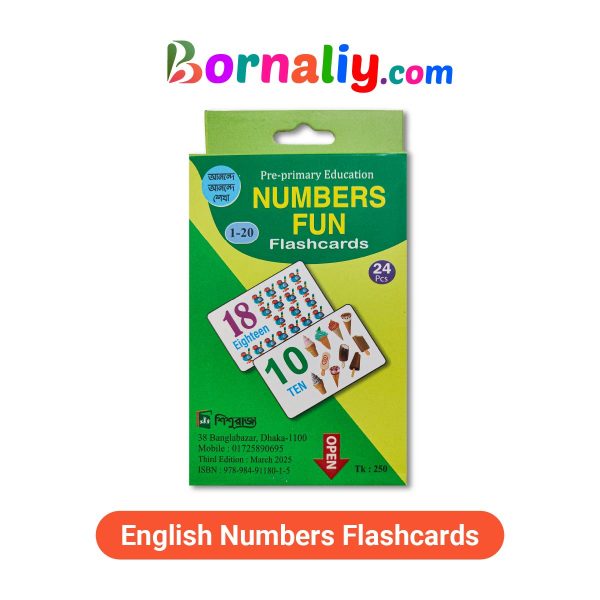 English Numbers Flashcards