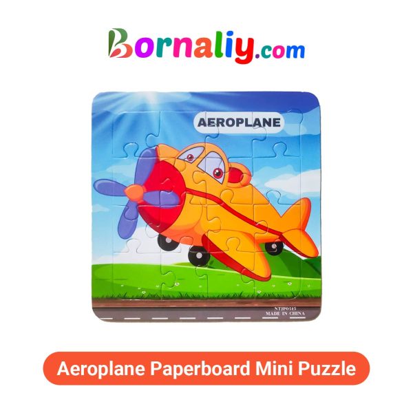 Aeroplane Paperboard Mini Puzzle