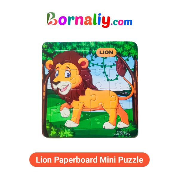 Lion Paperboard Mini Puzzle