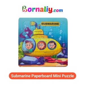 Submarine Paperboard Mini Puzzle