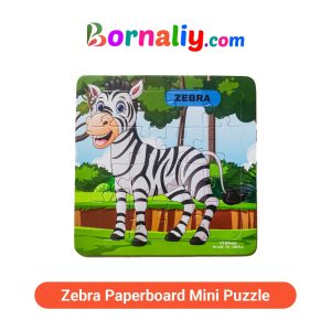 Zebra Paperboard Mini Puzzle
